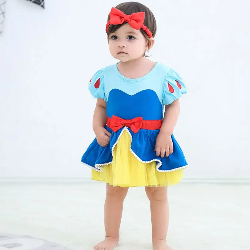 2024 piccolo bambino film Cosplay Costume Baby onsuit strisciante vestito carino per ragazze 0-3 anni