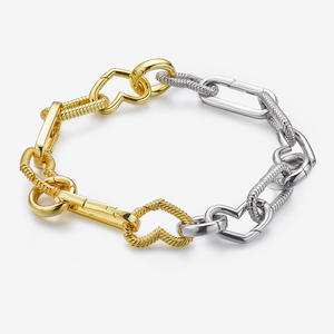 2024 bricolage femmes mère mini anneau fermoir rond coeur personnalisé pendentif à breloque collier sterling - Product Image 1