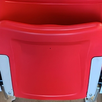 Siège de stade en PEHD moulé par soufflage avec accoudoir, chaise pliante en plastique pour tribune de gymnase, arène sportive, sièges de gradins