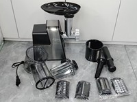 Mesin Pengolah Makanan Komersial Hoffmans 10 in 1 1000W Kapasitas Besar untuk Jaringan Rantai Pasokan B2B