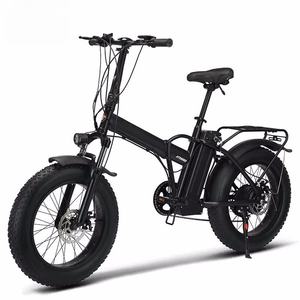 20" Folding Fat Tire Bike 1000W 48V Lithium Battery 7 Speed Snow Mountain E-<b>Bicycle</b> for Adults ATX89E0 Steel <b>Frame</b> Folding Bike - Product Image 3