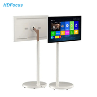 Portable 27 pouces batterie intégrée Android Hd Smart télévision en ligne en direct Machine de diffusion en direct jeu télévision Tv