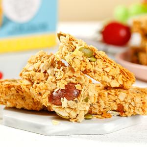 Barre de céréales protéinée probiotique, flocons d'avoine, noix, fruits, barre énergétique, substitut de repas, biscuits riches en fibres, aliments rassasiants - Product Image 5