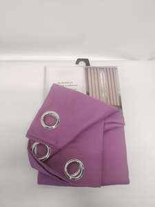 Cortinas opacas aisladas para oscurecer la habitación, cortinas simples para la sala de estar, ropa de cama, cortinas transparentes con ojales para ventana - Product Image 3