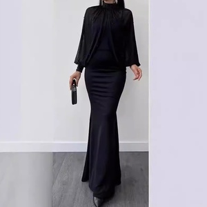 ชุดเดรสทรงหางปลาประดับลูกปัดสไตล์ตะวันออกกลางแบบสลิม พร้อมเสื้อสายเดี่ยว ชุดเซ็ต 2 ชิ้น แฟชั่นสำหรับผู้หญิง - Product Image 2