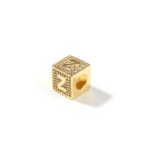 Collier pendentif en zircon cubique avec 26 lettres, plaqué or 18 carats, pour femmes, cadeaux