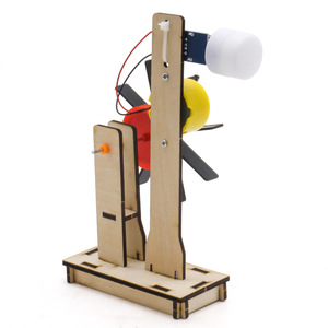 Générateur hydroélectrique à roue à aubes, modèle 2, entraînement par courroie, kit éducatif DIY, jouet d'expérimentation scientifique - Product Image 4