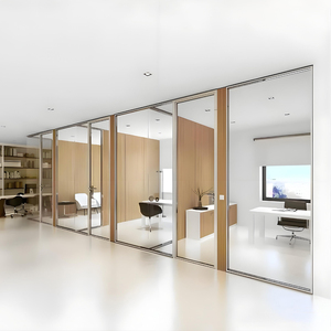 Sistema di Pareti Divisorie Insonorizzate per Ufficio con Vetro Temperato, Design Modulare per Uso Ospedaliero - Product Image 5