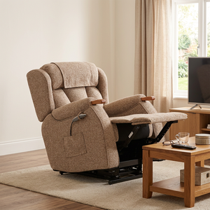 Fauteuil inclinable pour personnes âgées avec appui-tête, soutien lombaire, fonction chauffante, fonction zéro gravité, roues, fauteuil élévateur confortable pour seniors - Product Image 4