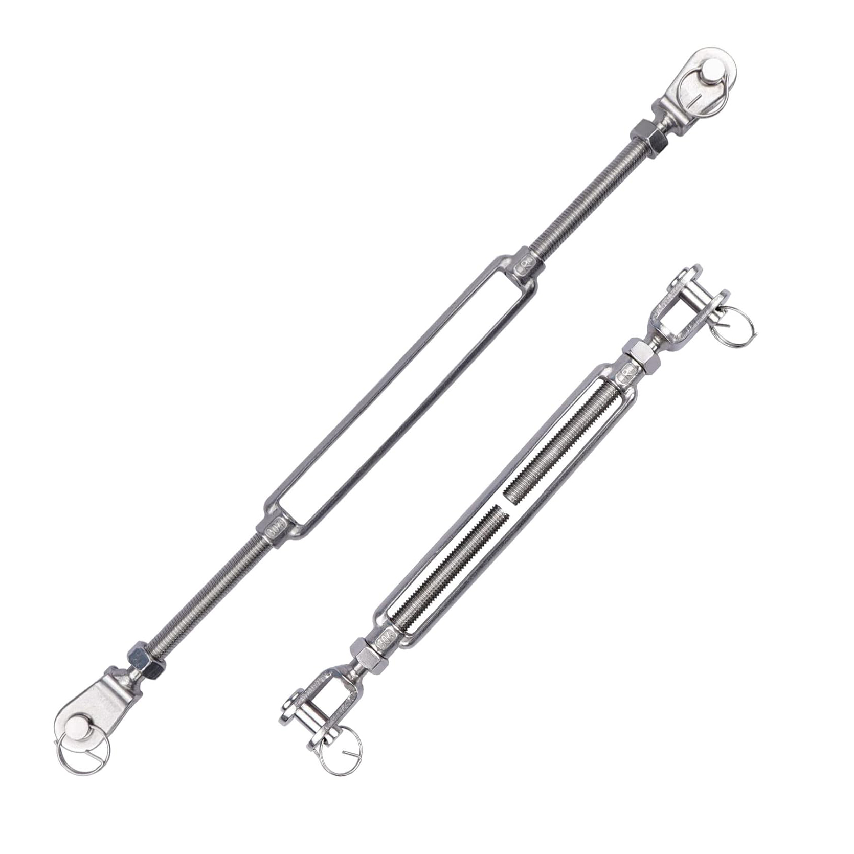 Stainless Steel Cable Fitting Marine Hardware US Type Jaw & Jaw Turnbuckle with Closed Body for Heavy Industry Applications
