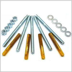 ผู้ผลิตจากโรงงาน <span class=keywords><strong>ร</strong></span>าคาดีที่สุด ตะปูยึดเคมีเหล็กกล้าคา<span class=keywords><strong>ร</strong></span>์บอน คลาส 4.8/8.8/10.9 M4-M150 ชุบสังกะสี JB/ZQ 4757 ตะปูยึดแบบขยาย - Product Image 2