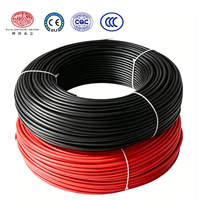 Câble photovoltaïque basse tension PV1-F, résistant aux intempéries, aux UV, en cuivre étamé, XLPE, indice de protection IP67, 1*1.5