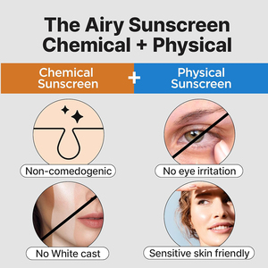 100% Mineral bazlı güneş sütü SPF50 + PA + + + uzun ömürlü yüz kremi hafif havadar bitirmek organik bitkisel güneş bloğu günlük koruma - Product Image 5