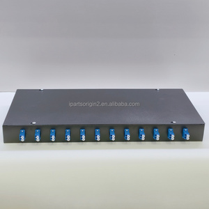 Panel de Conexión de Fibra Óptica Dúplex LC/UPC de 12 Puertos y 24 Núcleos, 1U 19'', Montaje en Rack Estándar, Caja de Distribución de Fibra para Centro de Datos, Precio de Fábrica - Product Image 4