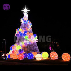 Luces Decorativas para Árboles de Navidad para Grandes Proyectos y una Disposición Visual Coherente en Grandes Sitios Comerciales Navideños - Product Image 2