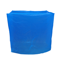 Sac intérieur carré en PE recyclable sur mesure, grande taille, 100 microns, imperméable, emballage en plastique LDPE, fond transparent SYNHUA