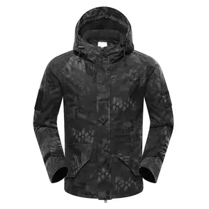 야외 남자 따뜻한 자켓 하이킹 겨울 블랙 파이썬 자켓 전술 G8 위장 양털 자켓