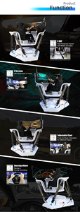 รถแข่ง F1 9D ในร่ม พร้อมจอแสดงผล 3 จอ สำหรับเล่นเกมแข่งรถอาร์เคดแสนสนุกที่บ้านหรือโรงเรียน - Product Image 4