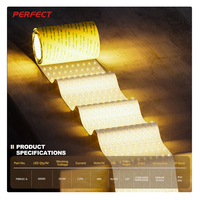 Panneau lumineux fin prêt à installer, rouleau de 10 mètres, feuille flexible, éclairage linéaire continu, 6000K, lumière du jour, dimmable, hôtel, bureau