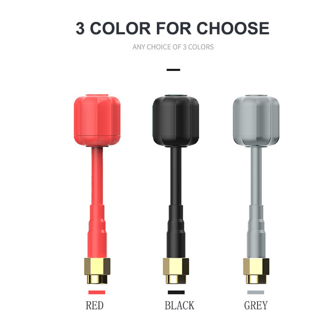 AD 2pcs 5.8G Mini Lollipop FPV Antenna High Gain FPV Transmitter/Receiver RHCP FPV SMA RPSMA for RC FPV Racing Drone
