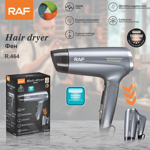 Secador de Pelo Eléctrico Portátil de Alta Calidad, 1600W, Protección Contra Sobrecalentamiento y Velocidad Excesiva del Viento, Gancho Metálico Iónico para Uso Doméstico - Product Image 6