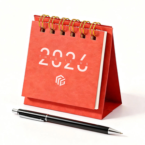 Factory Direct <strong>Sale</strong> <strong>2023</strong> Printed Custom Monthly Desk <strong>Calendar</strong> with Sticky Note Set and Clock OEM Art Paper - Product Image 6