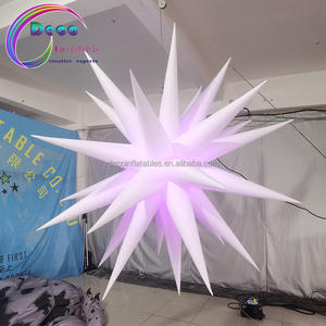 2 м надувные рождественские украшения светодиодная подсветка гигантская Рождественская надувная звезда - Product Image 6