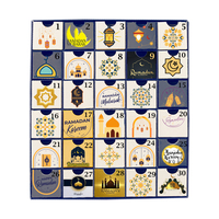 Activités pour enfants du Ramadan Calendrier de l'avent Ramadan et décoration de l'Aïd Compte à rebours pour enfants 30 jours Calendrier de l'avent du Ramadan Boîte