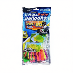 ลูกโป่งน้ำแฮปปี้ เบบี้ 100 ลูก ปิดผนึกเองได้ สำหรับเล่นกลางแจ้ง - Product Image 1