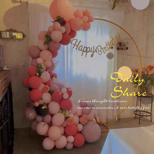 HOT Detachable Metal Arch Wedding <strong>Background</strong> Decor Garden Arch Balloon Arch Stand Circle for Photo Backdrop Decoration - Product Image 2