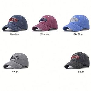 Gorra de Béisbol de Algodón Desgastado Vintage con Bordado Personalizado de Atlanta, Estilo Casual y Deportivo para Exteriores - Product Image 2
