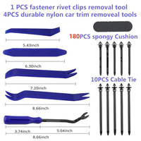 Offre Spéciale automobile 100 pièces Clips Auto voiture Clips plastique attaches Kit combinaison ensemble
