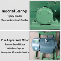 Machine à broyer et hacher le sciure de bois alimentée par un moteur Dujiang, multi-tension (110V/220V/380V), haute capacité, facile à utiliser