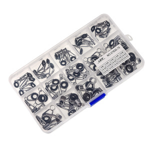 FISHERBON Guides de canne à pêche en acier inoxydable, accessoires de construction de cannes à pêche, ensemble de guides de ligne pour la pêche aux leurres, grandes et petites tailles - Product Image 4