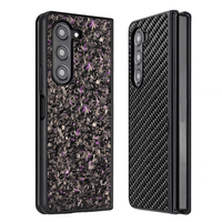 Coque de protection intégrale ultra-fine en fibre de carbone + TPU pour Samsung Galaxy Z Fold 8 7 6 5
