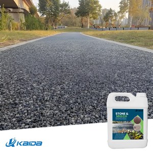 Permeable Stone Mulch and Rock Binder <strong>Resin</strong> <strong>Bound</strong> Gravel Stone Binder for Patios and Garden Paths - Product Image 1