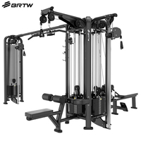 Brightway Commercial Cable Jungle 4 stations multifonctionnelles, 5 stations Multi Jungle, Multi Jungle 5 Stack pour la vente, Machine de fitness Multi Jungle