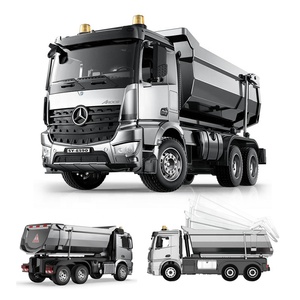 Aroc Bez ủy quyền RC Dump xe tải 1/20 E590-003 2.4G Hợp kim kim loại Dumper xe tải Tipping Bucket mô hình kỹ thuật - Product Image 1