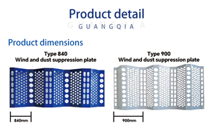 Placa de Supresión de Viento y Polvo para Exteriores de Alta Calidad con Ventilación y Disipación de Calor de Acero <span class=keywords><strong>Galvanizado</strong></span>/Aluminio/Acero Inoxidable - Product Image 6
