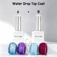 Nouveau Gel UV Non Toxique de Haute Qualité 2026, Effet Goutte d'Eau, Flacon 15ml, Léger et Fonctionnel, Idéal pour l'Été, Vente en Gros pour Salons de Manucure