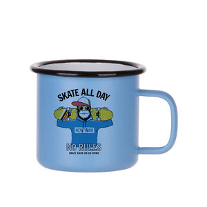 Logo personnalisé 12oz tasse à café tasse en émail mat pour le camping et les voyages - Product Image 2