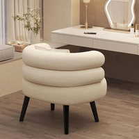Fauteuil de salon de luxe haut de gamme pour une personne, fauteuil de détente, fauteuil de chambre à coucher, fauteuil de dressing