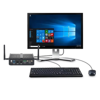 KTB 142 Pc pequeña X86 J6412 Embedded Fanless Nuc Pc Micro computadora de escritorio Industrial Minipc Intel Nano Mini Pc Con Windows 10 11
