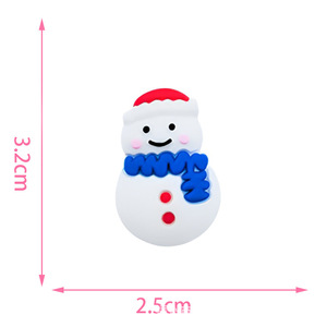 Charmes de noël mignon dessin animé bricolage sandales Bracelets anniversaire Festival fête faveurs décorations de chaussures Designer breloques chaussures breloques - Product Image 2