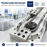 Rail de guidage courbé pour machine d'impression textile avec surface anti-usure et contrôle de tension stable