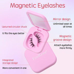 Ensemble de <span class=keywords><strong>cils</strong></span> <span class=keywords><strong>magnétiques</strong></span>, look naturel complet, hypoallergénique, <span class=keywords><strong>eyeliner</strong></span> magnétique réutilisable - Product Image 6