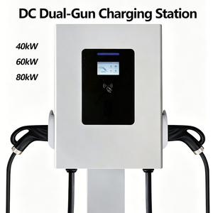 Nouvelle borne <span class=keywords><strong>de</strong></span> <span class=keywords><strong>recharge</strong></span> murale pour véhicules électriques <span class=keywords><strong>de</strong></span> 40 à 80 kW CC avec double interface CCS2/GBT, <span class=keywords><strong>station</strong></span> <span class=keywords><strong>de</strong></span> <span class=keywords><strong>recharge</strong></span> pour voitures électriques - Product Image 1