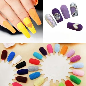 Poudre de fibres de nylon 3D effet velours floqué pour nail art, manucure, décorations Taba Squishy, artisanat de Noël, DIY - Product Image 5