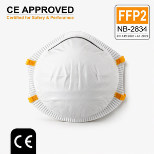 Masque anti-poussière jetable FFP2, vente en gros, OEM ODM, certifié EN149 pour la protection industrielle contre la poussière - Product Image 1