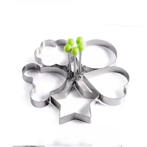 Anneau <span class=keywords><strong>à</strong></span> œufs antiadhésif en acier inoxydable, moules <span class=keywords><strong>à</strong></span> œufs, moules <span class=keywords><strong>à</strong></span> œufs amusants - Product Image 1